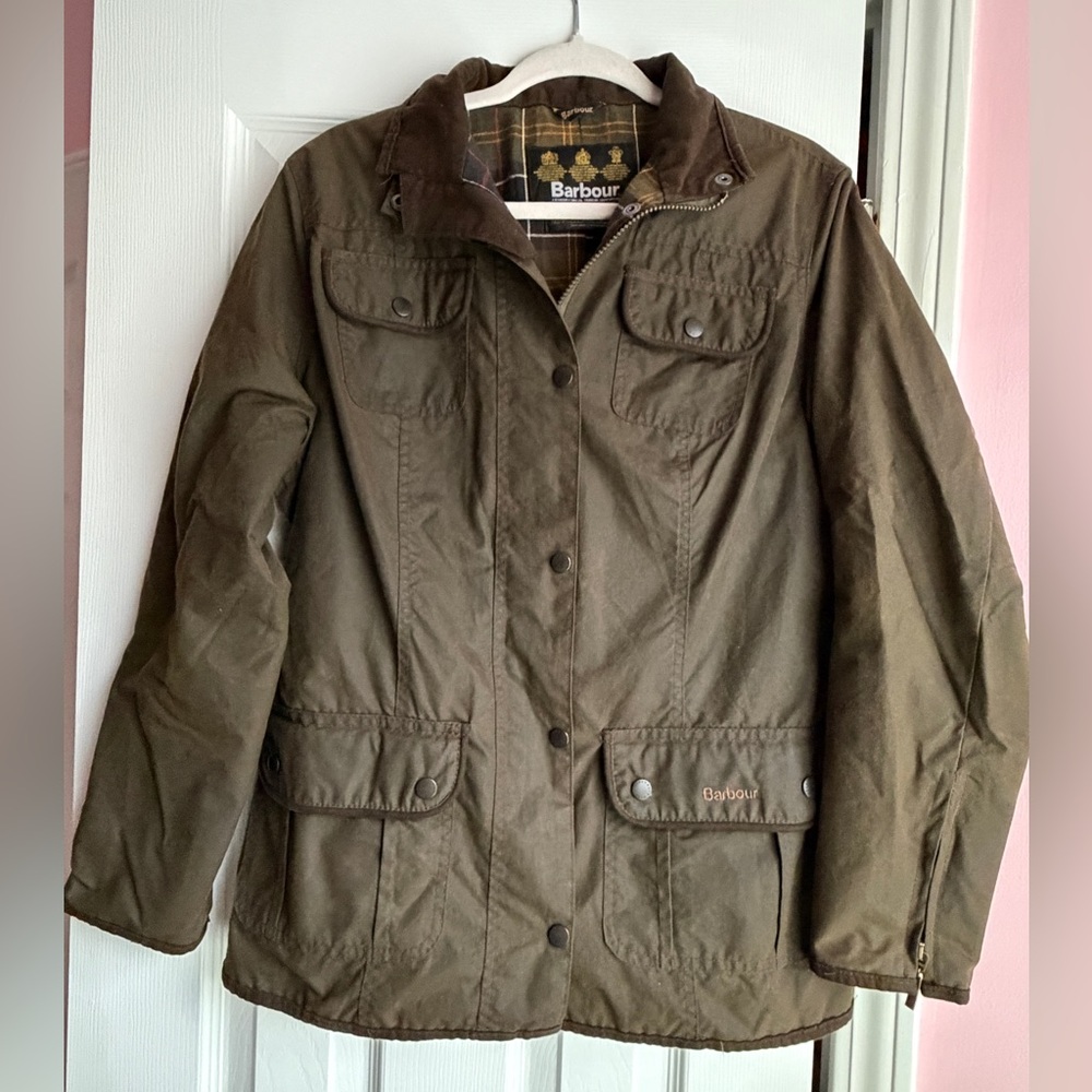 Barbour Olive Utility Jacket
